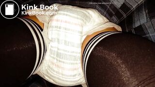 Japanese girl upskirt diaper mess