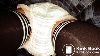 Japanese girl upskirt diaper mess