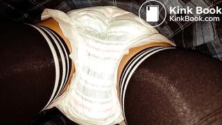 Japanese girl upskirt diaper mess