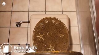 German girl on toilet - video 2
