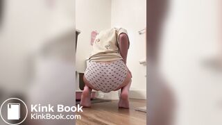 Nice panty poop on purpose