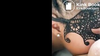 Sexy woman lick a shitty asshole