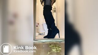 Mostly rare pantyhose poop