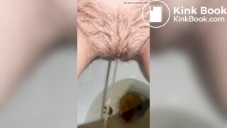 Hairy MILF Shit and Piss