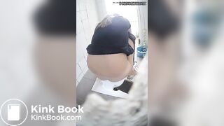Beautiful Russian woman spy wc poop 43