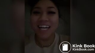 Asian TT girl quick poop