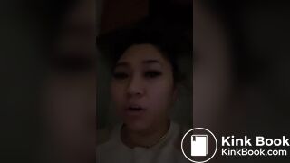 Asian TT girl quick poop