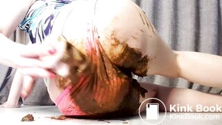 Smear your cock poop
