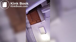 Hot shit in red panties