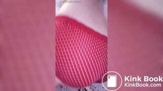 Hot shit in red panties