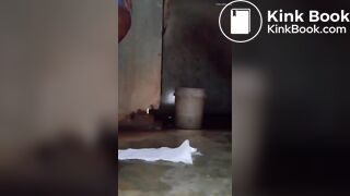 Girrl poopiing on the floor