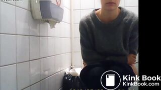 Nice Russian girl spy wc poop 48