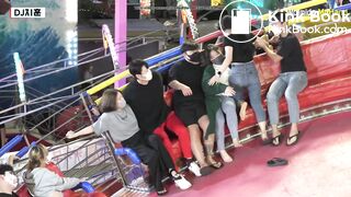 Korean girl poops in an attraction (it's hard to see)