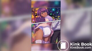 BonBon messes her diaper