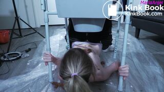 Teen Blonde Gets Shit On And Has A Blast