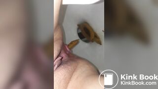 Slow long poop