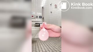 Japanese cute girl poop standing(1)