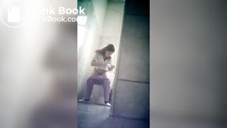 Beautiful Russian girl spy wc poop 01