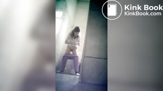 Beautiful Russian girl spy wc poop 01