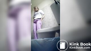 Beautiful Russian girl spy wc poop 01