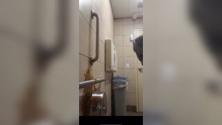 Nasty slut has explosive diarrhea shart
