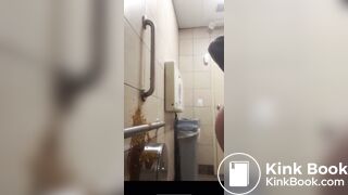 Nasty slut has explosive diarrhea shart