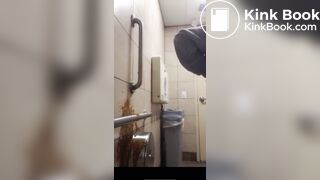 Nasty slut has explosive diarrhea shart