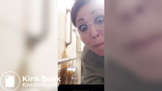 Nasty slut has explosive diarrhea shart