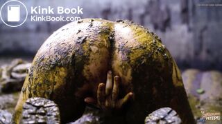 Green Wedding in cowshit