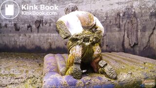 Green Wedding in cowshit