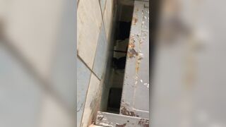 iranian milf pooping