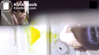 Desperate diarrhea japanese girl