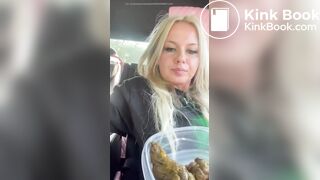 Blonde poop