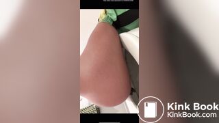 Cutie on toilet POV