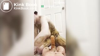 full body smear and shitty tit fuck