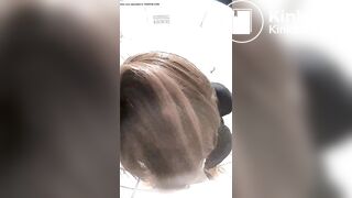 Japanese girl pooping in toilet 5