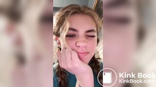 Woman films herself pooping on tiktok
