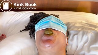 Slave Yuna devours mouthfuls of ...'s shit