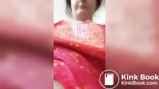 Horny Milf's big udders