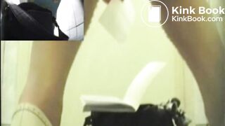 Cute Russian Milf spy wc poop 141