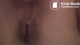 QUICK POOPING AND PEEING WITH HER THONG