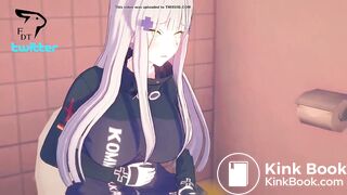 anime girl fart toilet