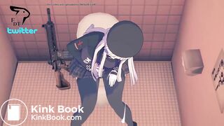 anime girl fart toilet