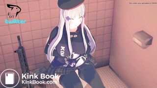 anime girl fart toilet