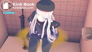 anime girl fart toilet