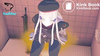 anime girl fart toilet