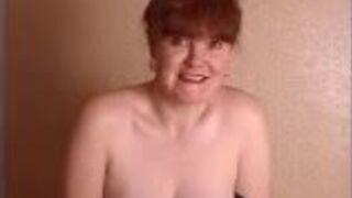 Mature lady Ness shits for you