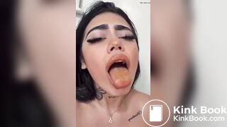 scat dildo sucking