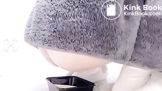 chinese girl pooping 1