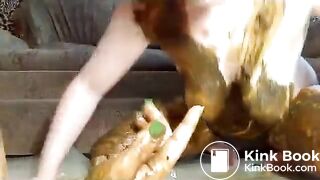 Lesbian scat..